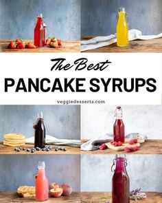 the best pancake syrups for breakfast and brunch are on this table