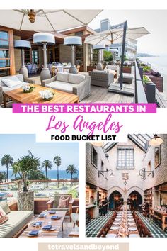 the best restaurants in los angeles food bucket list