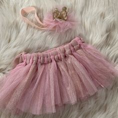 Adorable Prop For Photos. Nb/Infant Size. Never Worn. Baby Tutu, Crown, Color