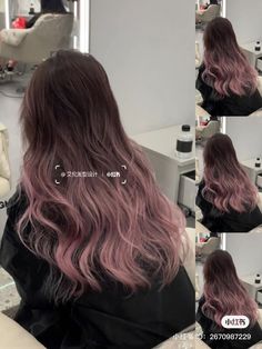 Korean Hair Color No Bleach, Dyed Asian Hair Colour, Hair Dye For Pale Skin, Fox Dyed Hair Brown, Hair Color 2023 Short Hair, Hair Colors Korean, Muted Hair Color, Korean Hair Color Trend 2023, Balayage Hair Pink