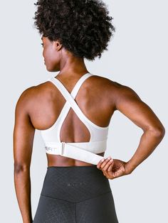 Selena | Size Luxe Jump Higher, High Impact Bra, Busted Band, Bra Size Guide, High Impact Sports Bra, White Sports Bra, High Jump, Sports Bra Sizing, Cross Training