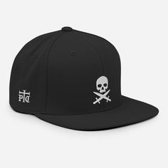 "️ Rock our 𝕿𝖍𝖊 𝕻𝖎𝖗𝖆𝖙𝖊 𝕮𝖆𝖗𝖙𝖊𝖑™ Official Logo Snapback hat.  𝕻𝖗𝖔𝖉𝖚𝖈𝖙 𝕯𝖊𝖘𝖈𝖗𝖎𝖕𝖙𝖎𝖔𝖓: 𝖃 Design as pictured 𝖃 Classic Yupoong Snapback 𝖃 Premium wool blend. 𝖃 80% acrylic, 20% wool 𝖃 Green Camo is 60% cotton, 40% polyester 𝖃 Structured, 6-panel, high-profile fit 𝖃 6 embroidered eyelets 𝖃 Plastic snap closure 𝖃 Flat visor 𝖃 Green undervisor 𝖃 Head circumference: 21⅝″-23⅝″ (54.9 cm-60 cm) Thank you for your business and support! ️ 𝕿𝖍𝖊 𝕻𝖎𝖗𝖆𝖙𝖊 𝕮𝖆𝖗𝖙𝖊𝖑™ ️ \"𝖓𝖊 𝖕𝖔𝖚𝖗 𝖊𝖙𝖗𝖊 𝖑𝖎𝖇𝖗𝖊\" 𝕭𝖔𝖗𝖓 𝖙𝖔 𝖇𝖊 𝕱𝖗𝖊𝖊! ️ 𝕱𝖗𝖊𝖊𝖉𝖔𝖒 𝖃 𝕷𝖔𝖞𝖆𝖑𝖙𝖞 𝖃 𝕱𝖆𝖒𝖎𝖑𝖞 ️ 𝕱𝖎𝖓𝖉 𝖚𝖘 𝖔𝖓 𝖘𝖔𝖈𝖎𝖆𝖑 𝖒𝖊𝖉𝖎𝖆 - 𝕿𝖆𝖌 & 𝖀𝖘𝖊 @thepiratecartel #thepiratecartel Copyright © 2022 𝕿𝖍𝖊 𝕻𝖎𝖗𝖆𝖙𝖊 𝕮𝖆𝖗𝖙𝖊𝖑™. All rights reserved." Adjustable Skull Hat For Streetwear, Stede Bonnet, Pirate Hat, X Design, Skull Hat, Pirate Hats, The Pirate, Jolly Roger, Le Logo