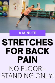 Stretches for back pain Back Pain Stretches, Middle Back Pain, Back Pain Remedies, Lower Back Pain Relief, Relieve Back Pain, Back Pain Exercises