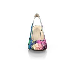 Block Heel Classic Shoes 33056 | Girotti Multicolor Slingback Heels For Formal Occasions, Multicolor Leather Open Heel Heels, Multicolor Open Heel Leather Heels, Elegant Multicolor Leather Heels, Multicolor Leather Heels For Formal Occasions, Classic Shoes, Dream Shoes, Womens Heels, Block Heels