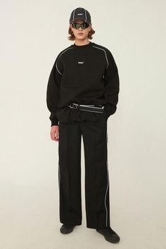 ADER error Spring/Summer 2019 "Arrow" Collection | HYPEBEAST Best Casual Wear For Men, Mens Dressing Styles Casual, Long Haired Men, Mens Fashion Work, Mens Fashion Sweaters, Ader Error, Fashion Silhouette, Kiko Kostadinov, Mens Fashion Smart