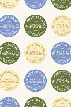 several circles with different types of words on them, all in different colors and sizes