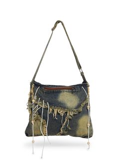 base|blue Distressed Tote Shoulder Bag For Everyday Use, Distressed Denim Blue Bag For Daily Use, Denim Blue Distressed Bag For Daily Use, Bohemian Denim Shoulder Bag For Everyday Use, Casual Distressed Bags For Daily Use, Distressed Denim Blue Bag For Everyday Use, Distressed Denim Shoulder Bag For Daily Use, Denim Distressed Shoulder Bag For Daily Use, Daily Use Distressed Denim Shoulder Bag