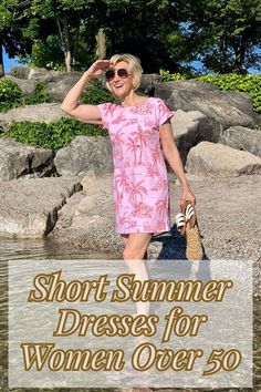 Looking for the best short summer dresses for women over 50? Our curated collection features trendy summer dresses for women over 50 that are perfect for showcasing your unique style. These stylish short dresses for women over 50 offer the perfect blend of comfort and chic, ensuring you stay fashionable all summer long. Ideal for everything from garden parties to evening strolls, these dresses are must-haves for your summer wardrobe. Click through to discover your new favorite looks! Dresses Women Over 50, Trendy Summer Dresses, Dresses For Women Over 50, Short Dresses For Women, Trendy Dresses Summer, Stylish Short Dresses