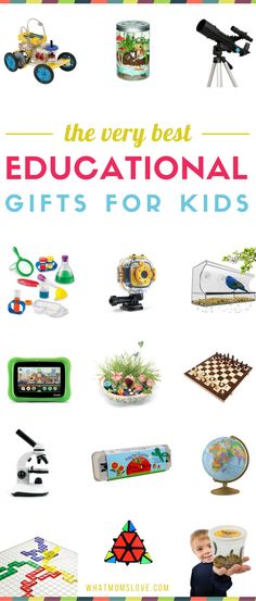 Best educational gifts for kids from toddlers to teens | Fun non toy gift ideas that promote learning in children - perfect for the holidays! #giftidea #educational #giftguide #christmasgifts #learning Crafts Nature, Toy Gift Guide, Interactive Gifts, Nature Gifts, Non Toy Gifts, Best Educational Toys, Teen Fun, Christmas Gifts For Parents, Educational Toys For Toddlers