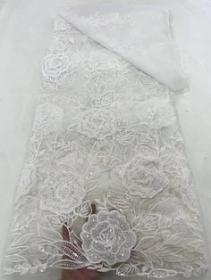 This high quality Fabric is measured in 5 Yards With Embroidered Beading and Sequin. It is soft, very delicate and beautiful. This high Quality Fabric is made with Fashion embroidered rhinestones can be used in making party wedding dresses, skirts, shawls, scarves and other other fashion apparels as you would like. Size : Length : 5 yards (180 inch). Width: 50 inch (Please allow slight deviation for the measurement data ,±1 inch) Material: 100% Polyester, Tulle Lace Fabric, Eco-Friendly embroide Party Wedding Dresses, 3d Fabric, Color Verde Claro, Fabric Beads, Floral Garden, Tulle Lace, Wedding Party Dresses, Luxury Fabrics, Lace Fabric