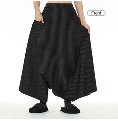 Japanese Street style women's casual wide leg pants loose stripe trousers  Size: Pant length: 96cm Hip circumference: 116cm Waist circumference: 64-90cm Does not include other items in the picture Paypal payment    We only accept Paypal payment in our store. Shipping Policy  Item will be shipped within handling time as soon as the payment verified.                            Please make sure shipping address                              Once the item is dispatched, the tracking number will be pr Wide Leg Ankle-length Pants With Vertical Stripes For Spring, Spring Wide Leg Pants With Vertical Stripes, Ankle-length, Spring Ankle-length Wide Leg Pants With Vertical Stripes, Trendy Wide Leg Bottoms With Vertical Stripes, Relaxed Fit Striped Wide Leg Pants For Spring, Spring Wide Leg Pants With Vertical Stripes, Spring Striped Wide Leg Pants, Spring Striped Ankle-length Wide Leg Pants, Chic Striped Wide Leg Pants With Pockets