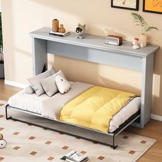 Twin Size Murphy Bed, Can Be Folded Into A Cabinet