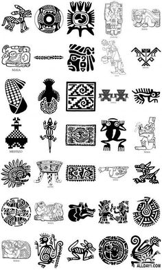 an image of different designs in black and white