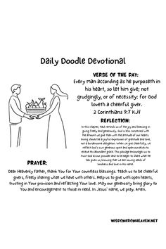 an advertisement for the daily prayer program with two people sitting at a table and one person standing