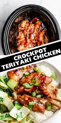 This slow cooker teriyaki chicken recipe is easy, nutritious, and family-approved! Perfect for busy nights and made with simple ingredients. Try this simple recipe and it is sure to find a spot in your regular meal rotation! Crockpot Teriyaki Chicken, Crock Pot Teriyaki Chicken, Crockpot Teriyaki, Easy Slow Cooker Dinner, Teriyaki Chicken Recipe, Teriyaki Chicken Crock Pot, Slow Cooker Teriyaki Chicken, Slow Cooker Teriyaki, Chicken Teriyaki Recipe