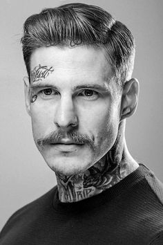 Mens Medium Short Hairstyles, Short Quiff, Moustache Style, Popular Mens Haircuts, Beards And Mustaches, Short Haircuts For Men, Hairstyles Diy, Mustache Styles, New Short Haircuts