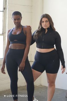 Fierce & Wild 🖤 Saje and Ella are wearing our mix and match essential Black pieces from our Fierce and Wild Collection | New Arrivals! | Essentials Collection | Fierce & Wild Collection | Shop aloha inspired tanks, tees, activewear, and accessories at Love Fitness Apparel - designed with aloha in Hawaii.