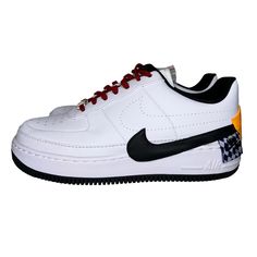 Nike Af1 Jester Xx Se White Black Laser Orange At2497-100 Women’s Size 10 Condition Is New With Box (Missing Lid) 100% Authentic Items, Hard To Find Items! Fast Shipping We Ship Within 1-3 Business Days (Excludes Saturday, Sunday, And Holidays) From Receipt Of Payment. We Provide A Discount For Multiple Items Purchased. Tracking Information Will Be Sent For All Purchases Within 24-72 Hours Of Payment. Emails Are Answered Within 48 Business Hours (This Excludes Weekends, And/Or Holidays). K. Sporty Nike Air Force 1 With Contrast Sole, Sporty Nike Air Force 1 With Laces For Streetwear, Sporty Nike Air Force 1 For Streetwear, White High-top Nike Air Force 1 With Contrast Sole, Nike Air Force 1 With Laces For Streetwear, Sporty Nike Air Force 1 With Laces, Nike Air Force 1 Sporty Lace-up With Contrast Sole, Nike Air Force 1 With Contrast Sole, Lace-up, Sporty, Nike Air Force 1 With Contrast Sole For Streetwear