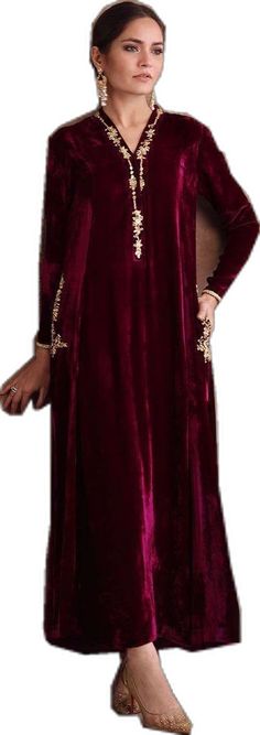 Velvet Kameez, Pakistani Velvet Suits, Velvet Salwar Suit, Velvet Salwar, Velvet Kurti, Pant Suit Set, Kurti Pant Set, Velvet Kurta, Plum Velvet