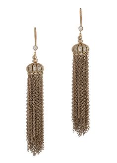 Earrings Antique, Tassel Earrings, Gold Finish, Antique Gold, Diy Jewelry, Tassels, Crown, Brass, High Quality