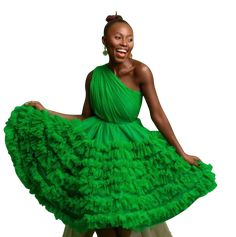 Dancing Queen - Dimaz Dancing Queen Dresses, Queen Dress, Ruffled Skirt, Dancing Queen, Bold Color, Ruffle Skirt, Bold Colors, One Shoulder Dress, Color Options