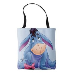 a tote bag with a cartoon character on it