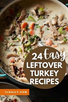 this is an easy leftover turkey soup recipe