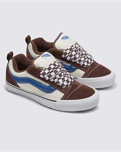 Knu Skool Shoe Retro Skate Shoes With Laces, Retro Brown Sneakers For Skateboarding, Retro Round Toe Skate Shoes, Retro Vans Skate Shoes With Round Toe, Retro Skate Shoes For Skateboarding, Face Profile, Vans Store, Dramatic Style, Vintage Sneakers