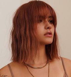 Messy Wavy Hair, Wispy Bangs, Long Hair With Bangs, Hair Inspo Color