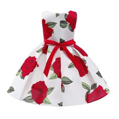 *Title: Girl Bow Decor Sleeveless Floral Formal Dress*Ketword tag: childrens designer clothes wholesale* Thickness: Regular * Season: seasons * Fabric: Cotton,Polyester * Care Label: On the inside White Cotton Princess Dress For Party, Red Sleeveless Dress For Summer, Sleeveless Cotton Princess Dress For Summer, Spring Sleeveless Cotton Princess Dress, Summer Sleeveless Cotton Princess Dress, Cute Red Princess Dress For Spring, Spring Party Princess Dress In Cotton, Cute Red Sleeveless Princess Dress, White Sleeveless Cotton Dress For Party