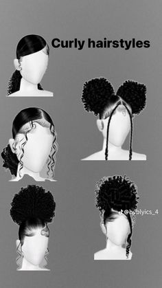 Hairstyles For Coily Hair, Pajama Day Hairstyles, Baddie Hair Styles, Imvu Hair, Curly Hair Beauty, Black Hair Updo Hairstyles, New Year Hairstyle, Natural Hair Bun Styles