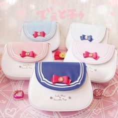 [5 Colors]Sailor Moon Crossbody Bag SP167240 Kawaii Harajuku Fashion, Saylor Moon, Sailor Moon Merchandise, Kawaii Bags, Moon Bag, Sailor Scouts, Shoulder Messenger Bag, Harajuku Fashion, Cute Bags