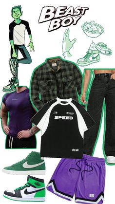 BEAST BOY Holloween Costume, Mens Halloween Costumes, Young Justice, Themed Outfits, Mens Costumes, Couples Costumes