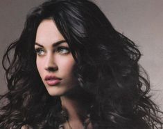 Megan Fox with Black Hair and Blue Eyes Dark Hair Pale Skin, Hair Fair, Blue Black Hair