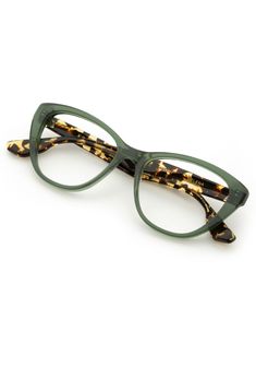 HELENA | Bottle Green + Zulu Handcrafted, acetate frames Green Cat Eye Glasses, Bold Cat Eye, Green Cat Eye, Zulu Women, Luxury Eyeglasses, Men's Optical, David Rose, Green Cat, The Little Black Dress