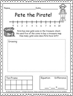 a printable worksheet to help students learn how to use the number line