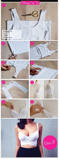 how to make a bustier top with no bra - step by step instructions and pictures