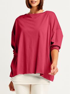 Classic crewneck, drop shoulders, boxy cut, and lovely drape. 100% cotton is exceptionally soft. Raw, unfinished edges. Staple Pieces, Raw Edge, Shoulder Sleeve, Oversized Fits, A Dream