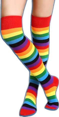 Halloween Knee-high Socks For Stocking Stuffer, Fun Multicolor Stretch Socks, Playful Multicolor Knee-high Socks, Playful Thigh High Fitted Socks, Playful Thigh-high Fitted Socks, Playful Fitted Thigh High Socks, Playful Fitted Thigh-high Socks, Fitted Multicolor Socks For Fall, Multicolor Thigh High Casual Socks