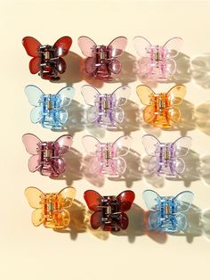 Hair Acessories, Clear Hair, Butterfly Hair Clip, Butterfly Clips, Butterfly Hair