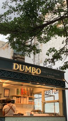 there is a restaurant called dumbo on the street