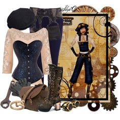 "Audrey - Steampunk - Disney's Atlantis" by rubytyra on Polyvore Steampunk Clothes, Pinup Clothing, Everyday Steampunk, Steampunk Stuff, Steampunk Fantasy, Atlantis The Lost Empire