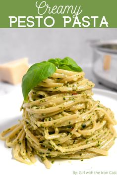 Lemon Pesto Pasta, Pasta Al Pesto, Growing Basil