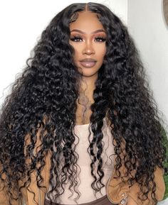 Loose Deep Wave Wig Middle Part, 26 Inch Deep Wave Wig, Deep Wave Sew In With Leave Out, Deep Wave Sew In With Closure, Deep Wave Wig Styles, Deep Wave Sew In, Loose Curly Wig, Loose Deep Wave Wig, Loose Wave Wig