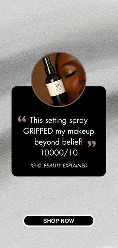 Our customers cannot get enough of our setting spray! It is a hydrating makeup setting spray for melting your powder products. Suitable for all skin types, mature, dry, sensitive, oily. Buy now to achieve a flawless base, bundle up and save up to 40%.