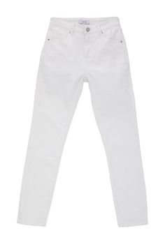 Lilou White Skinny Jeans Overview Description The Lilou White skinny jeans from China feature a classic, solid pattern and no-stretch fabric, providing a timeless look with easy-care instructions for everyday wear. Designed with a flattering skinny fit and non-sheer design, these jeans are suitable for any occasion. Crafted from 100% cotton, this essential piece ensures both style and comfort throughout the day. Details Type: White skinny jeans Pattern Type: Solid Stretch: No stretch Sheer: Not White Stretch Elegant Jeans, Elegant Stretch White Jeans, Elegant White Stretch Jeans, Elegant Stretch Cotton Jeans, Classic White Stretch Jeans, White Mid-rise Elastane Jeans, White Stretch Jeans For Everyday, White Straight Leg Elastane Jeans, Versatile White Jeans For Fall