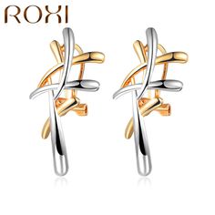 ROXI 2018 Silver/Gold Color Metallic Cross Earrings Statement Punk Style Female Pendant Dangle for Women Party Jewelry oorbellen,#Cross#Metallic#Statement Metallic Earrings, Silver Gold Earrings, Geometric Statement Earrings, Large Dangle Earrings, Punk Earrings, Cross Earrings Studs, Cheap Earrings, Long Tassel Earrings, Women Party