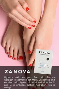 🦶✨ Treat your feet to the ultimate pampering with the Zanova Single Foot Mask! This nourishing mask, enriched with hydrating ingredients, helps to soften rough, dry skin and heal cracked heels. Perfect for a spa-like experience at home, your feet will feel rejuvenated and refreshed. 🌸💆‍♀️ #FootCare #PamperYourFeet #Hydration #SpaDay #SoftFeet #FootMask