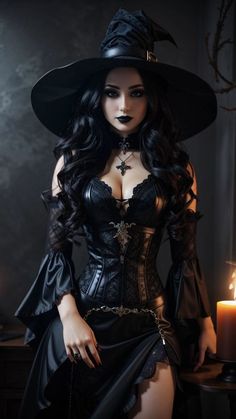 Funny Optical Illusions, Witch Pictures, Image Halloween, Fantasy Witch, Dark Witch, Beautiful Witch, Gothic Witch, Gothic Fantasy Art, Halloween Witches