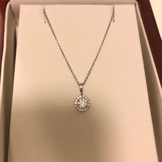 Features: Metal: 14kt White Gold Diamond Shape: Round Brilliant Total Diamond Weight: 0.36 Ctw Center Diamond Weight: 0.30 Ctw Clarity: Very Slightly Included (Vs2) Color: Near Colorless (I) Chain: Cable Link Chain Length: Adjustable Chain 16" - 18" Selling On Poshmark, Diamond Shape, Free Items, Luxury Items, White Gold Diamonds, Link Chain, Round Brilliant, Chain Lengths, Chain Length